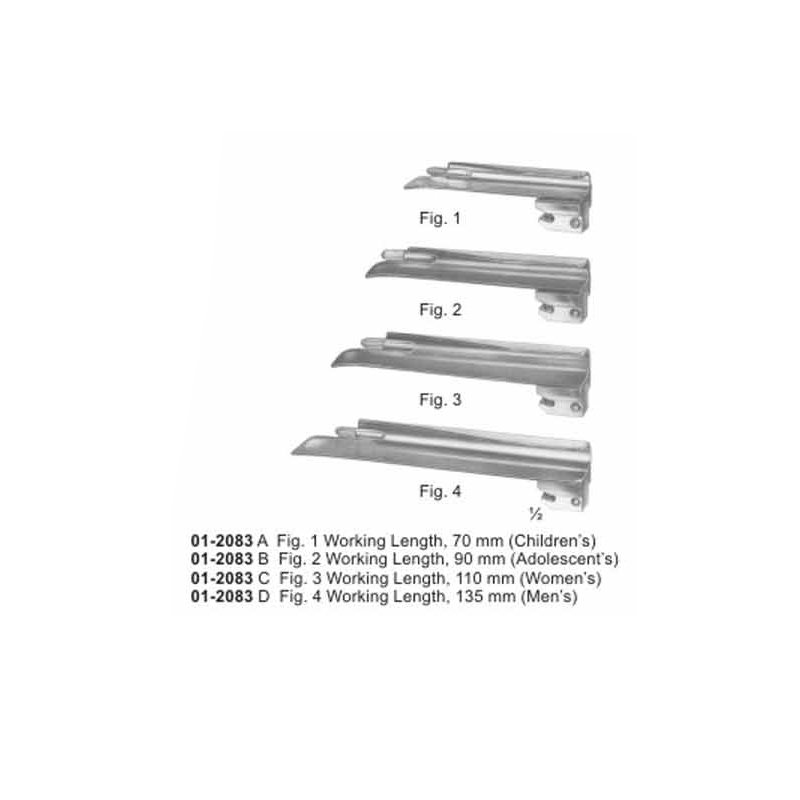 Blades For Guedel Negus Laryngoscope