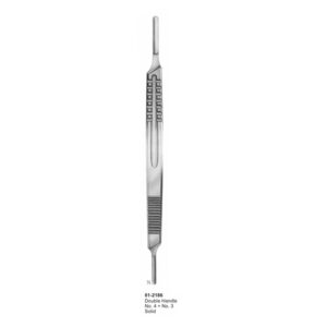 Double Handle No. 4   No. 3 Solid Double Ended
