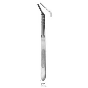 No. 4 L Solid Angled Scalpel Handle