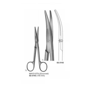 MAYO STILLE Surgical Dissecting Scissors Curved 140 mm