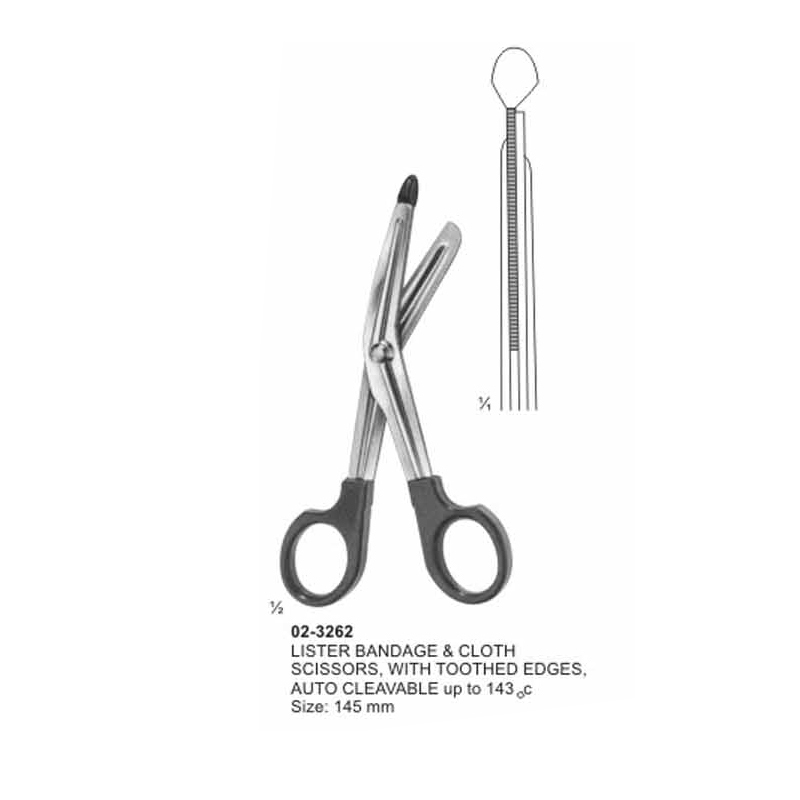 Lister Bandage And Cloth Scissors 145 mm