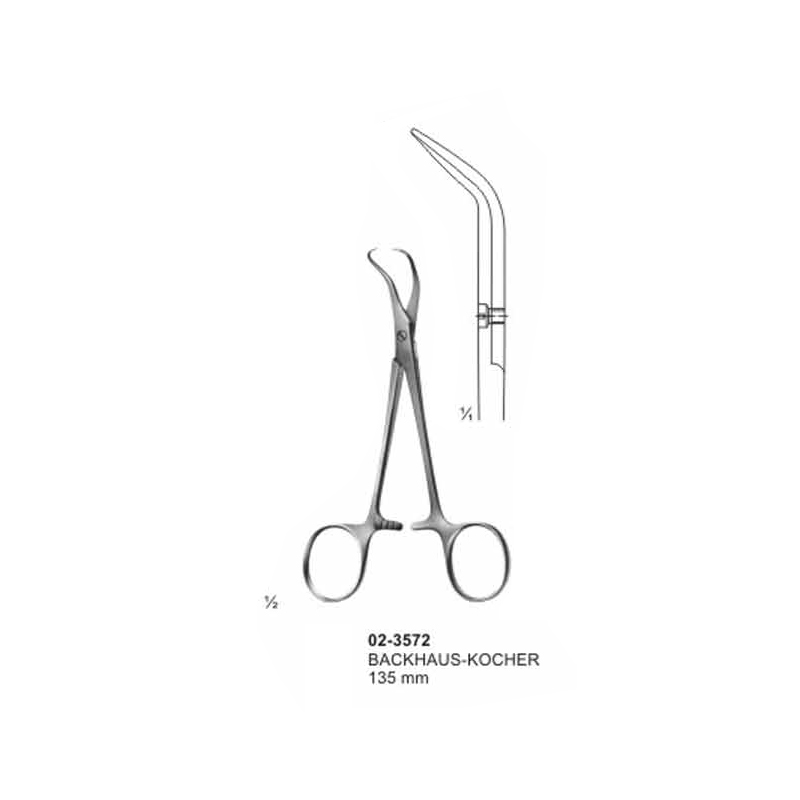 Backhaus-Kocher Towel Clamp 135 mm