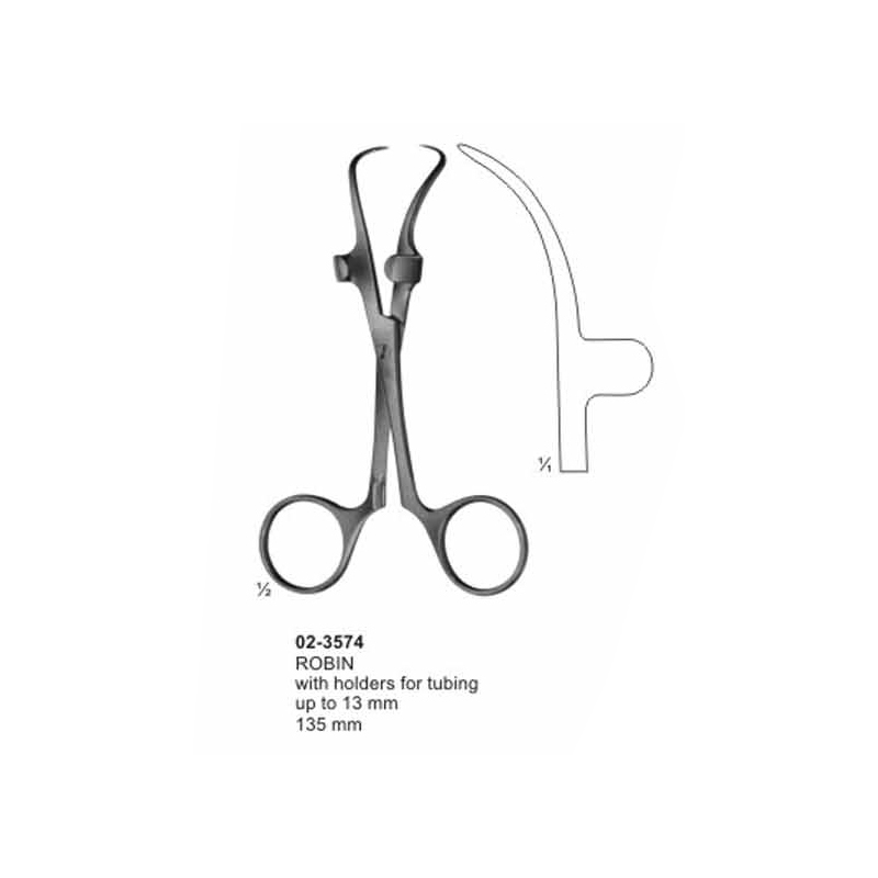 Robin Towel Clamps And Safety Pins 135 mm