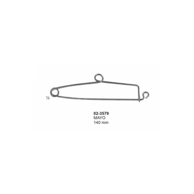 Mayo Towel Clamps And Safety Pins 140 mm