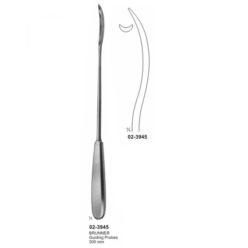 Brunner Guiding Probes Angled Suture Instrument