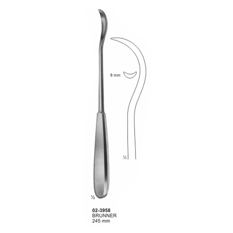 Brunner Guiding Probe And Suture Instrument 245 mm