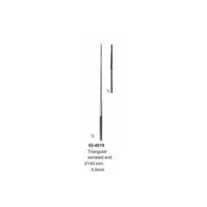 Triangular Serrated End Cotton Applicator Diameter 140 mm