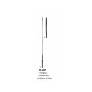 Triangular Serrated End Cotton Applicator 160 mm