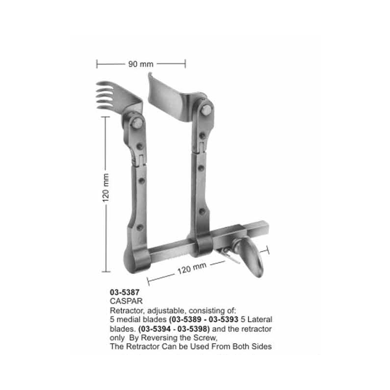 Caspar Retractors For Cervical Vertebral Column