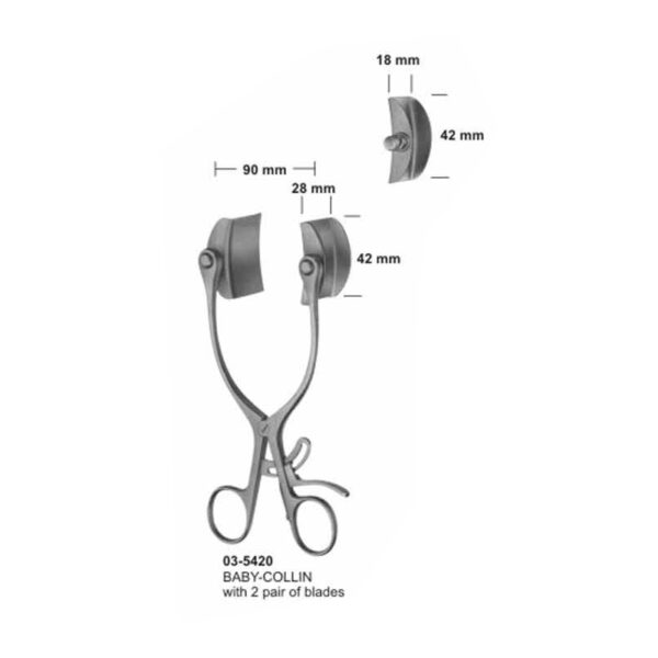 Baby-Collin Abdominal Retractors