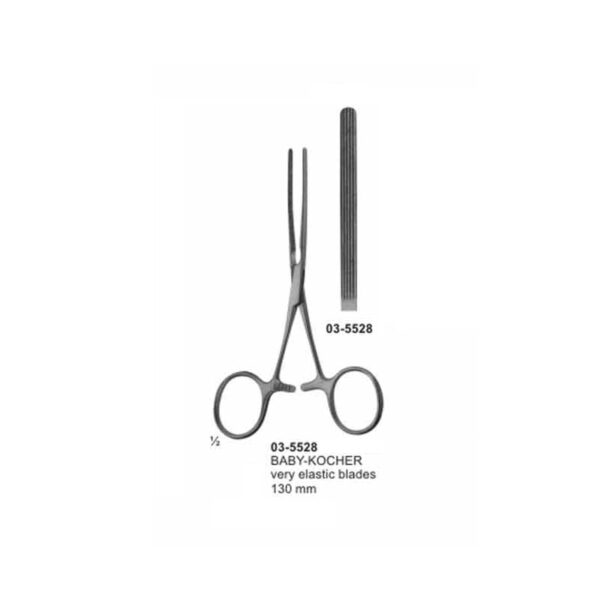 Baby-Kocher Intestinal Straight Clamps 130 mm