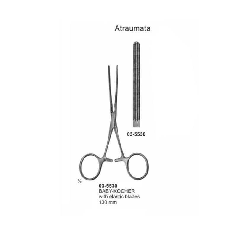 Baby-Kocher Intestinal Straight Clamps Atraumata 130 mm