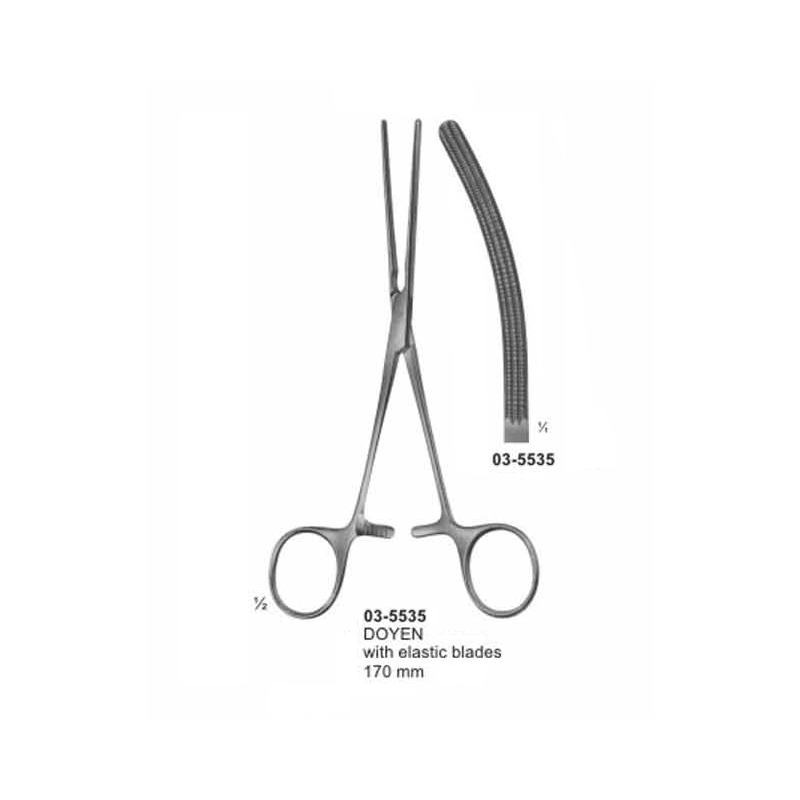 Doyen Intestinal Clamps Curved 170 mm Atraumata