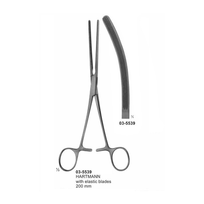 Hartmann Curved Intestinal Clamps 200 mm Atraumata