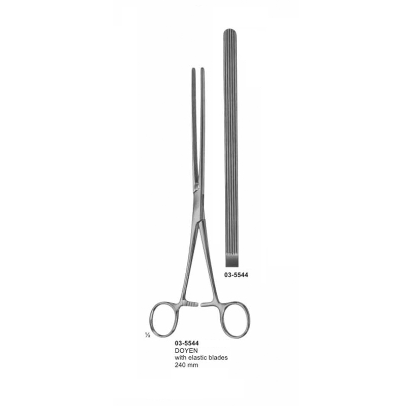 Doyen Intestinal Clamps Straight 240 mm