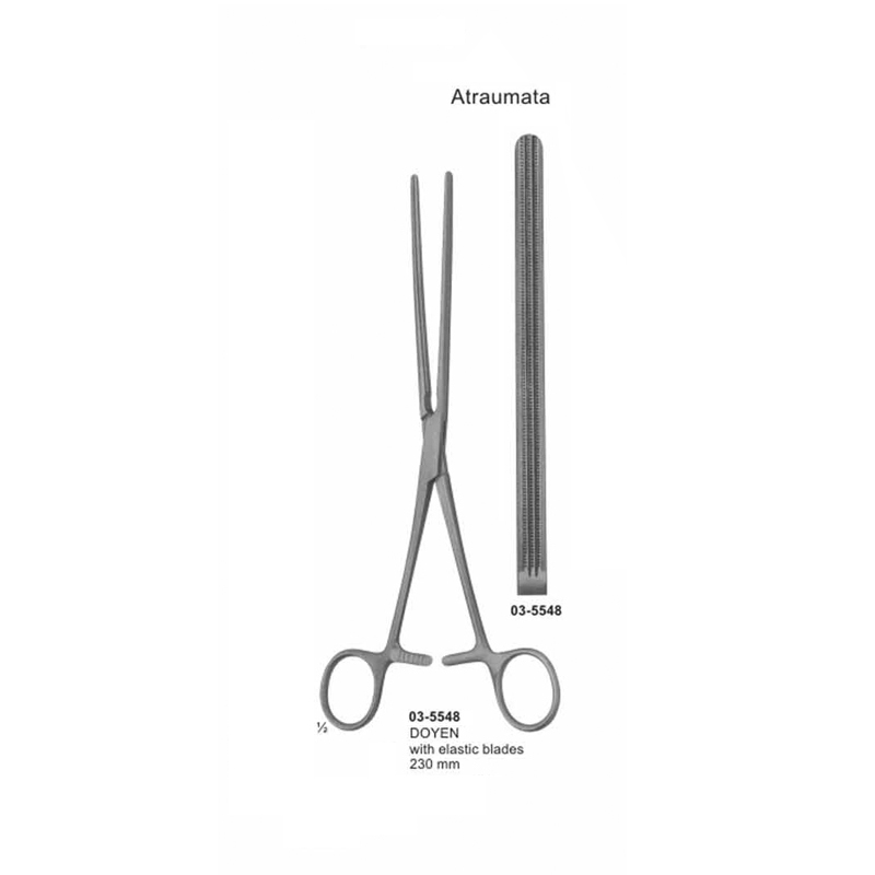 Doyen Atraumata Intestinal Straight Clamp 230 mm