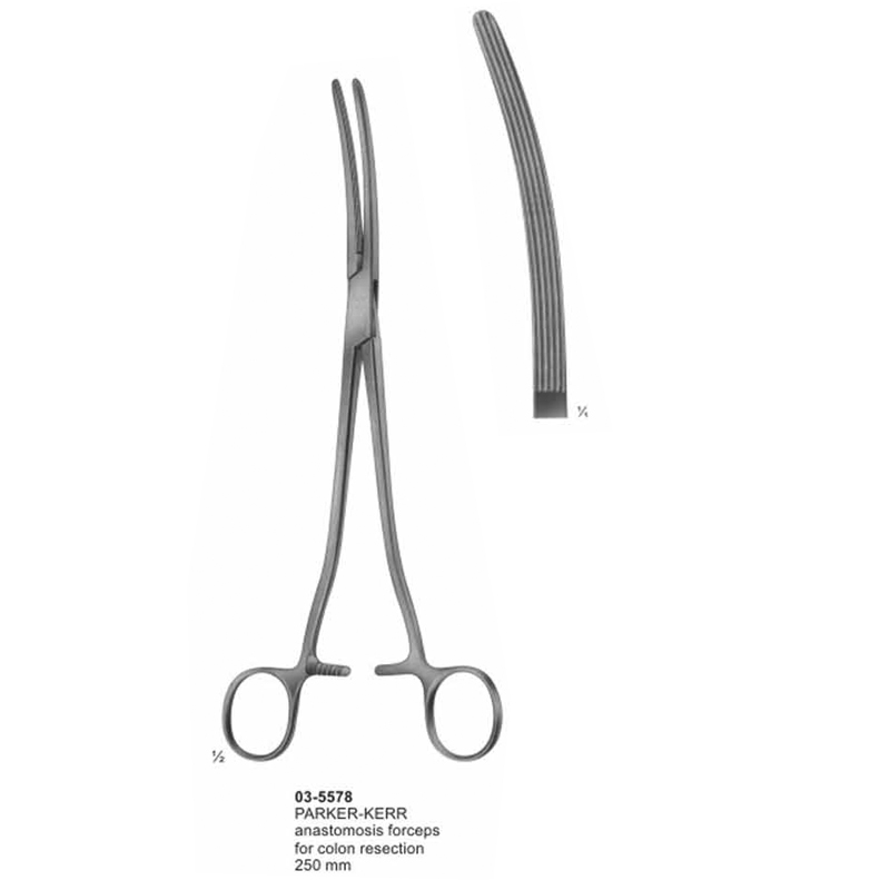 Parker-Kerr Anastomosis Forceps For Colon Resection 250 mm