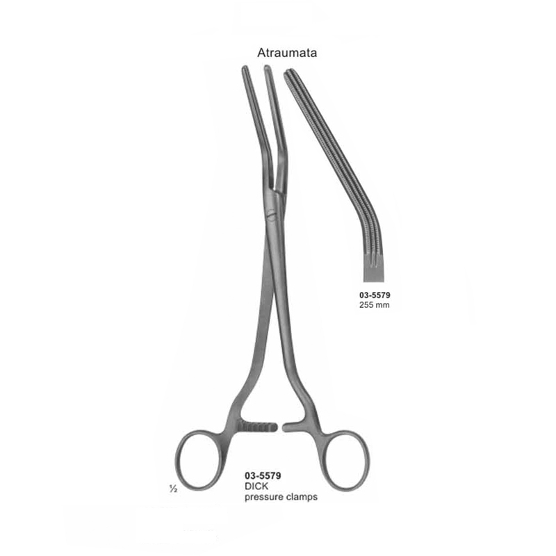 Dick Anastomosis Forceps Pressure Clams 255 mm