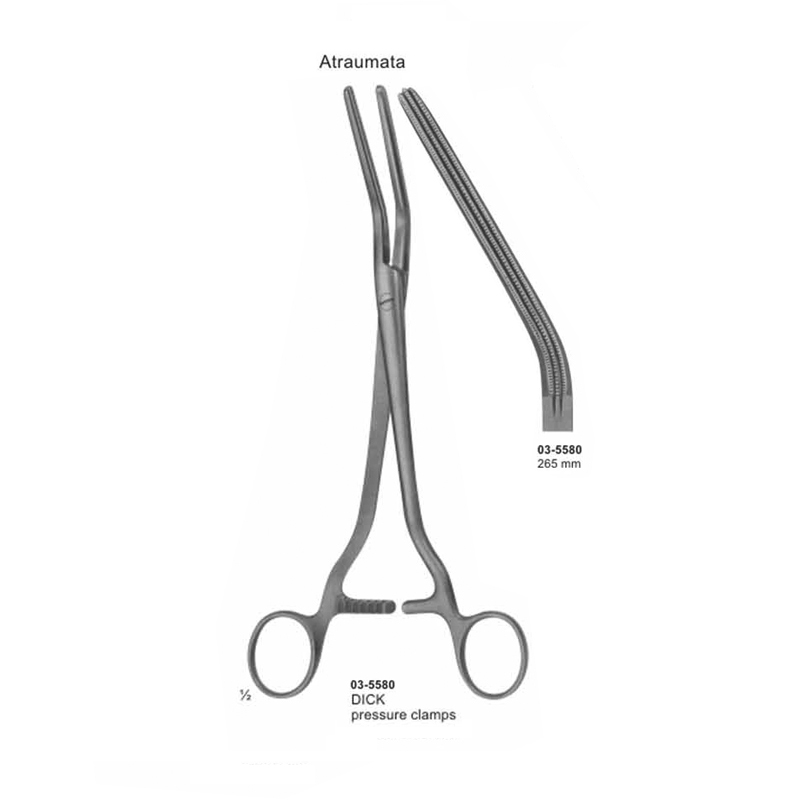 Dick Anastomosis Forceps Pressure Clams 265 mm