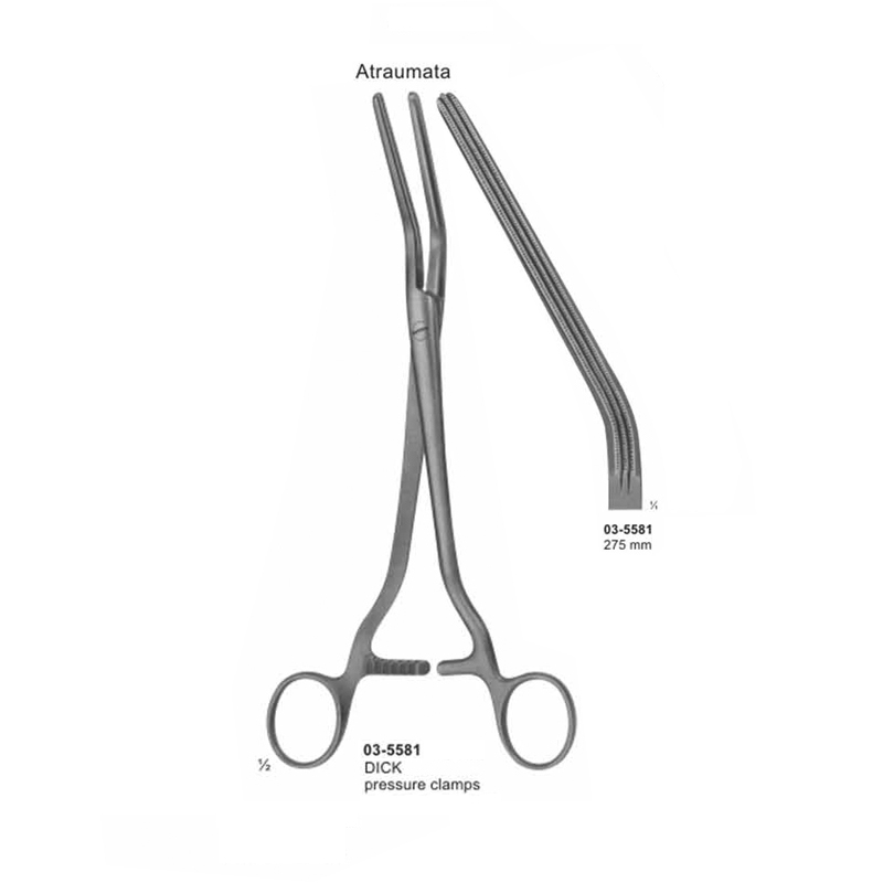 Dick Anastomosis Forceps Pressure Clams 275 mm