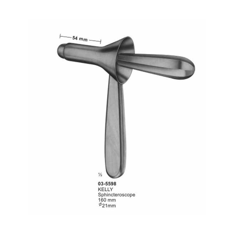 Kelly Sphincteroscope 160 mm Diameter 21 mm