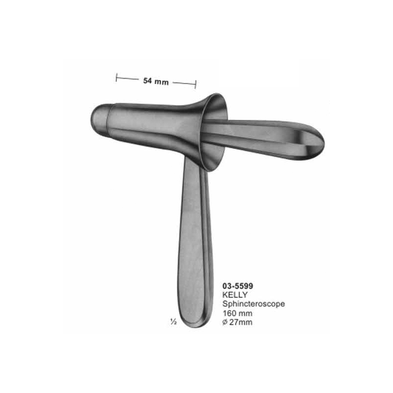 Kelly Sphincteroscope 160 mm Diameter 27 mm