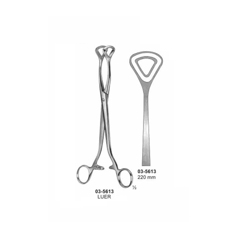 Luer Haemorrhoidal Forceps 220 mm