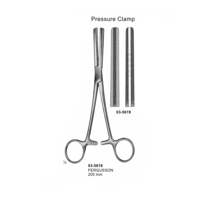 Fergusson Straight Haemorrhoidal Forceps 200 mm