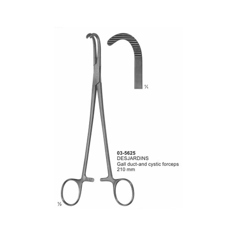 Desjardins Gall Duct And Cystic Forceps 210 mm