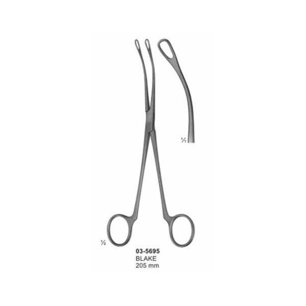 Blake Gall Stone Curved Forceps 205 mm