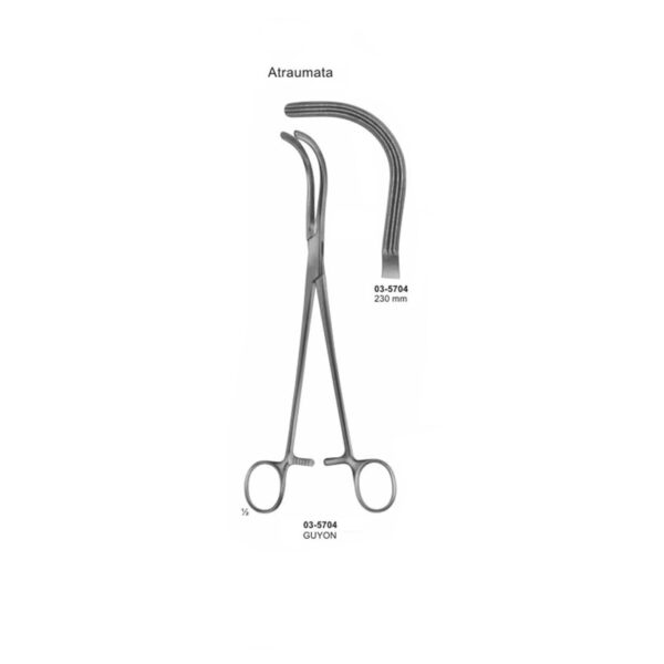 Guyon Kidney Clamps Atraumata 230 mm