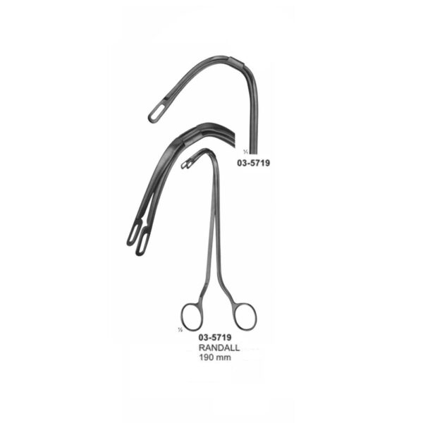 Randall Kidney Stone Curved Forceps 190 mm