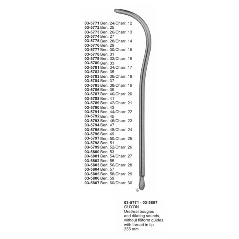 Guyon Genito Urinary Instruments 255 mm