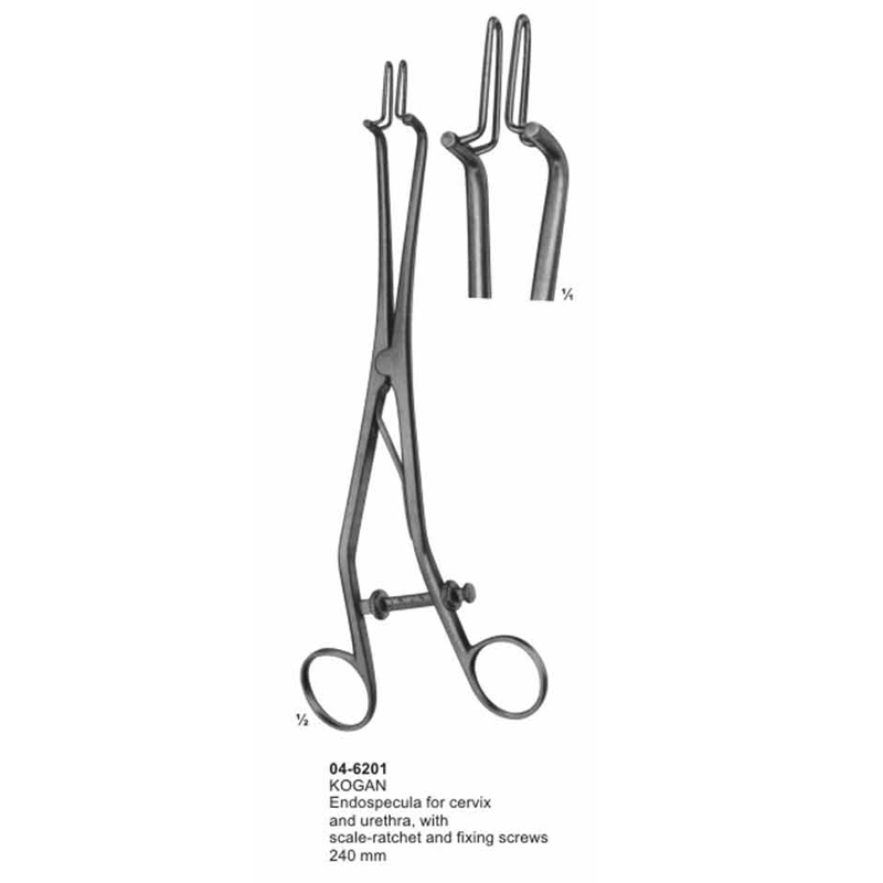 Kogan Endospecula For Cervix 240 mm With Ratchet