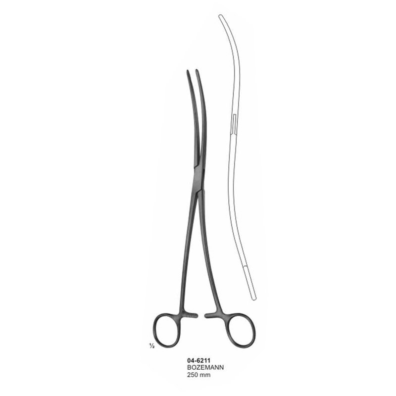 Bozemann Uterine Dressing Forceps 250 mm