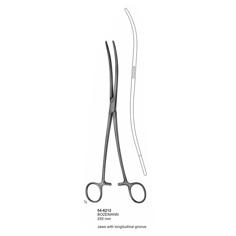 Bozemann Uterine Dressing Forceps 255 mm