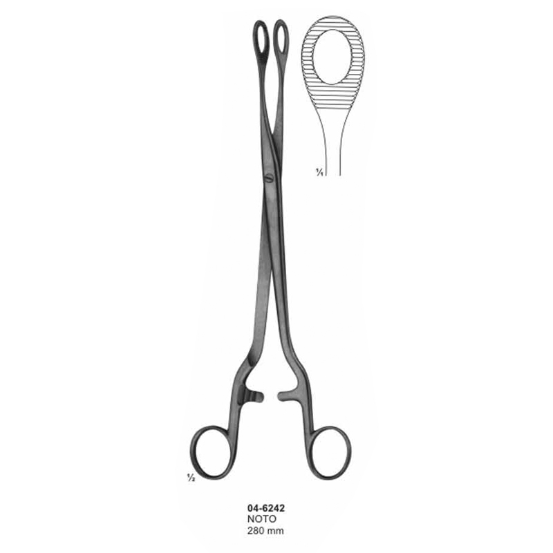 Noto Polypus and Ovum Forceps 280 mm