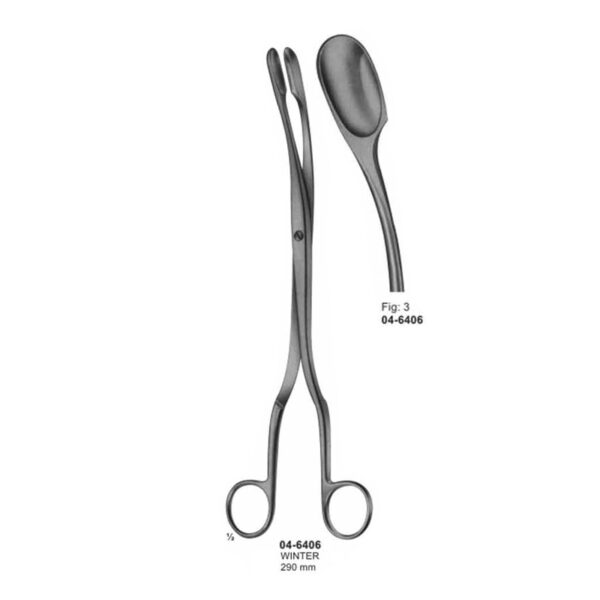 Winter Placenta And Ovum Curved Forceps Fig: 3