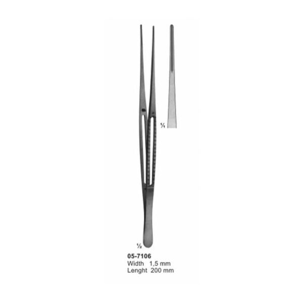 Atraumata Ultra Light Forceps Width 1.5 mm Length 200 mm