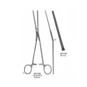 DE BAKEY Patent Ducts Clamps 65 mm Length 225 mm