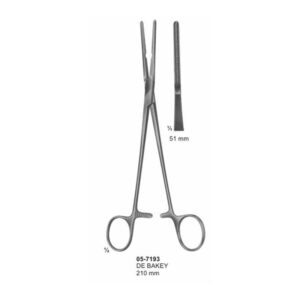 DE BAKEY Patent Ducts Clamps 51 mm Length 210 mm