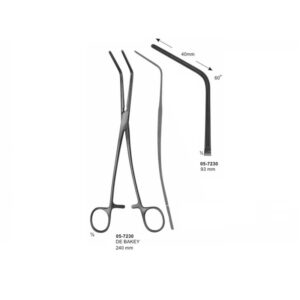 DE BAKEY Multi Purpose Clamps 93 mm Length 240 mm