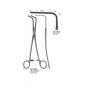 DE BAKEY Multi Purpose Clamps 85 mm Length 210 mm