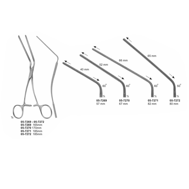 Atraumata Aorta Clamps Coarctation Clamps Pediatric Types