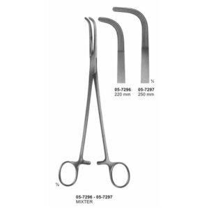 Mixter Dissecting And Ligature Forceps Vessel Clamps 250 mm