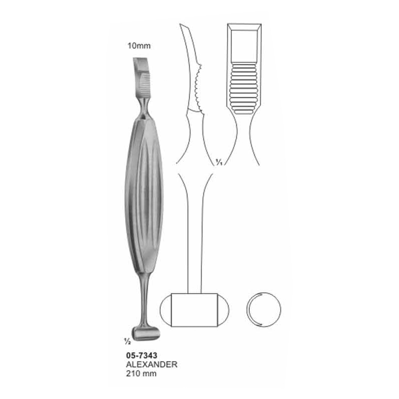 Alexander Rib Raspatories 210 mm