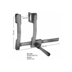 Finochietto Rib Spreaders Blades 36x45 mm