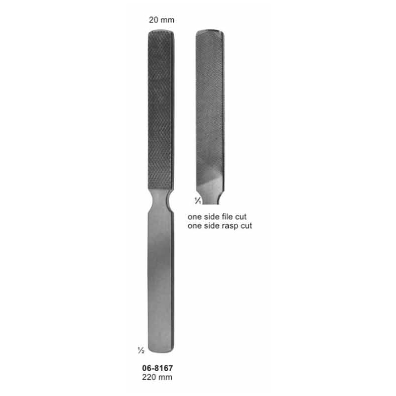 Bone File And Rasps 220 mm