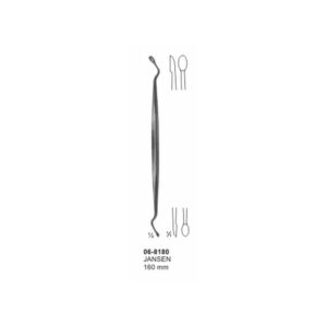 Jansen Bone Curettes 160 mm
