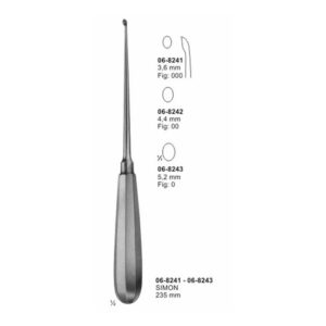 Simon Bone Curettes 235 mm